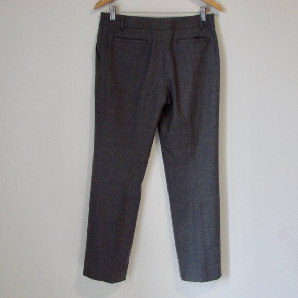 Ted Baker London Dark Gray Virgin Wool Dress Pants Trousers Size 8 - Picture 9 of 15